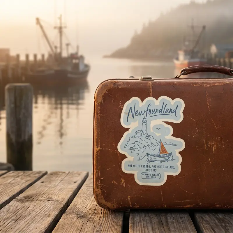 Newfoundland design Sticker